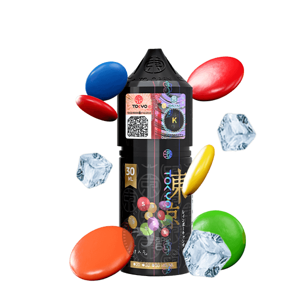 خرید سالت آبنبات میوه‌ای یخ توکیو (30میل) TOKYO ICED RAINBOW CANDY