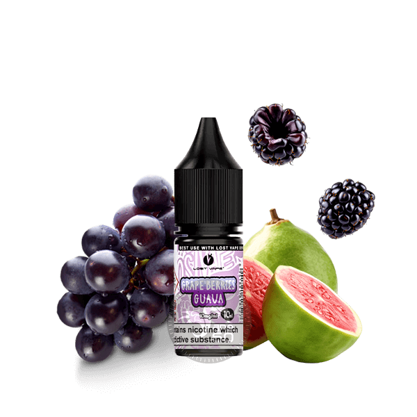 خرید سالت انگور تمشک گواوا لاست ویپ (10میل) LOST VAPE GRAPE BERRIES GUAVA