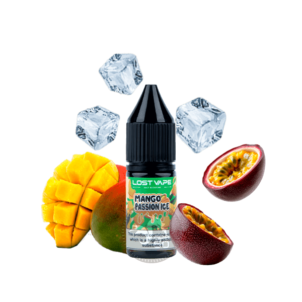 خرید سالت انبه پشن فروت یخ لاست ویپ (10میل) LOST VAPE MANGO PASSION ICE