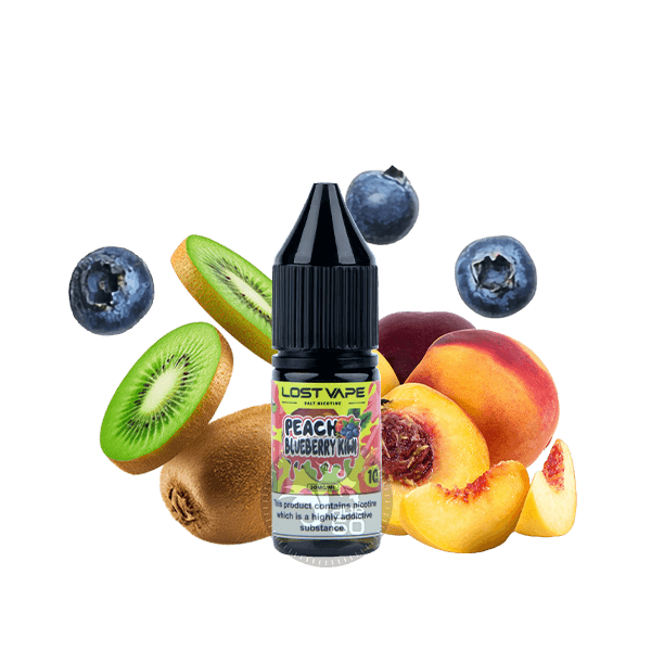 خرید سالت هلو بلوبری کیوی لاست ویپ (10میل) LOST VAPE PEACH BLUEBERRY KIWI